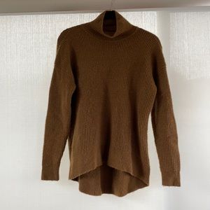 Madewell waffle knit mockneck sweater